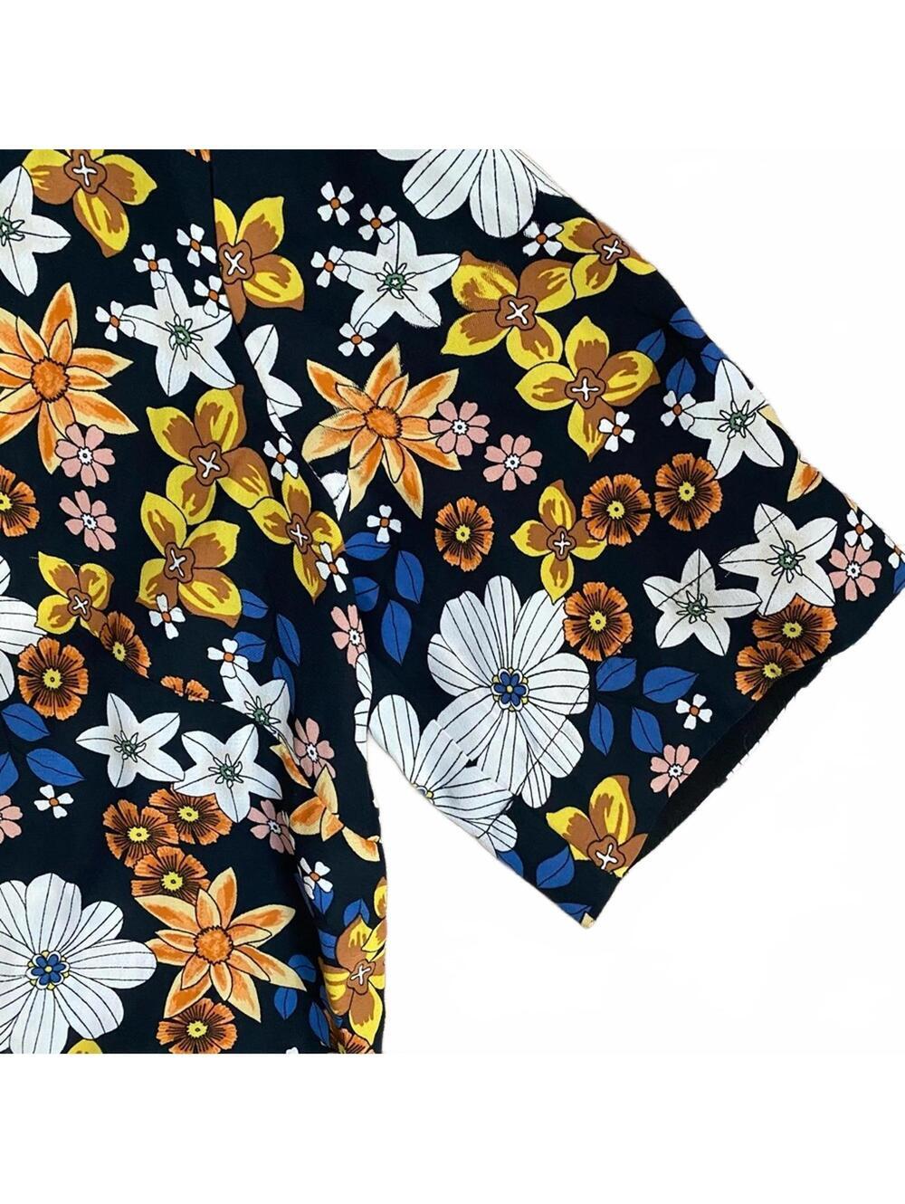 Sandro ParisFloral V-Neck Eyelet Blouse Size 1 Small - Picture 7 of 9